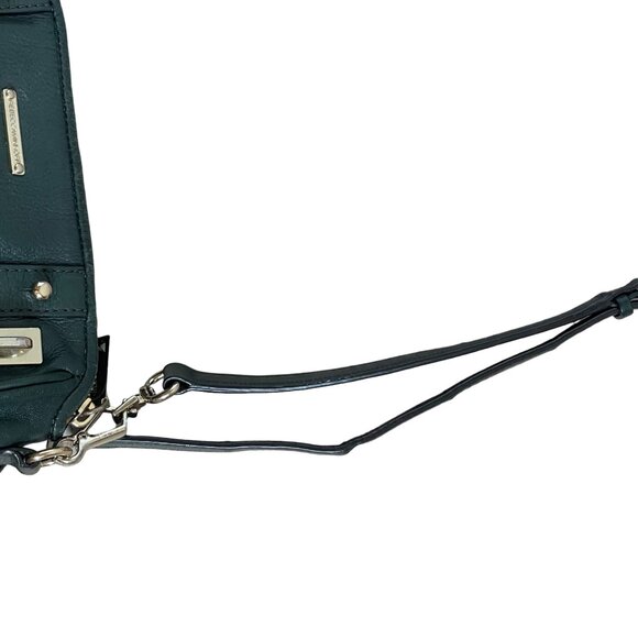 Rebecca Minkoff Green Leather Crossbody Bag With Gold Hardware - Picture 9 of 15